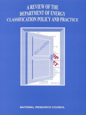 cover image of A Review of the Department of Energy Classification